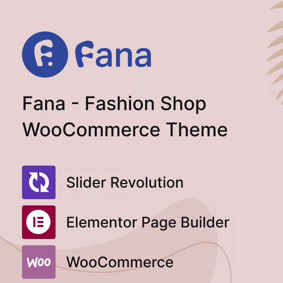 Fana - Fashion Shop WordPress Theme