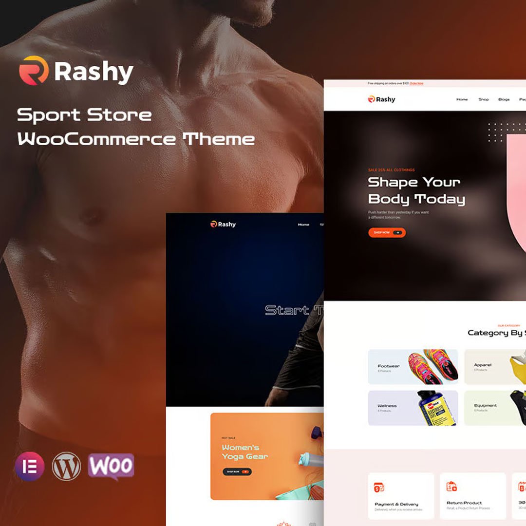 Rashy - Sport Store WooCommerce Theme